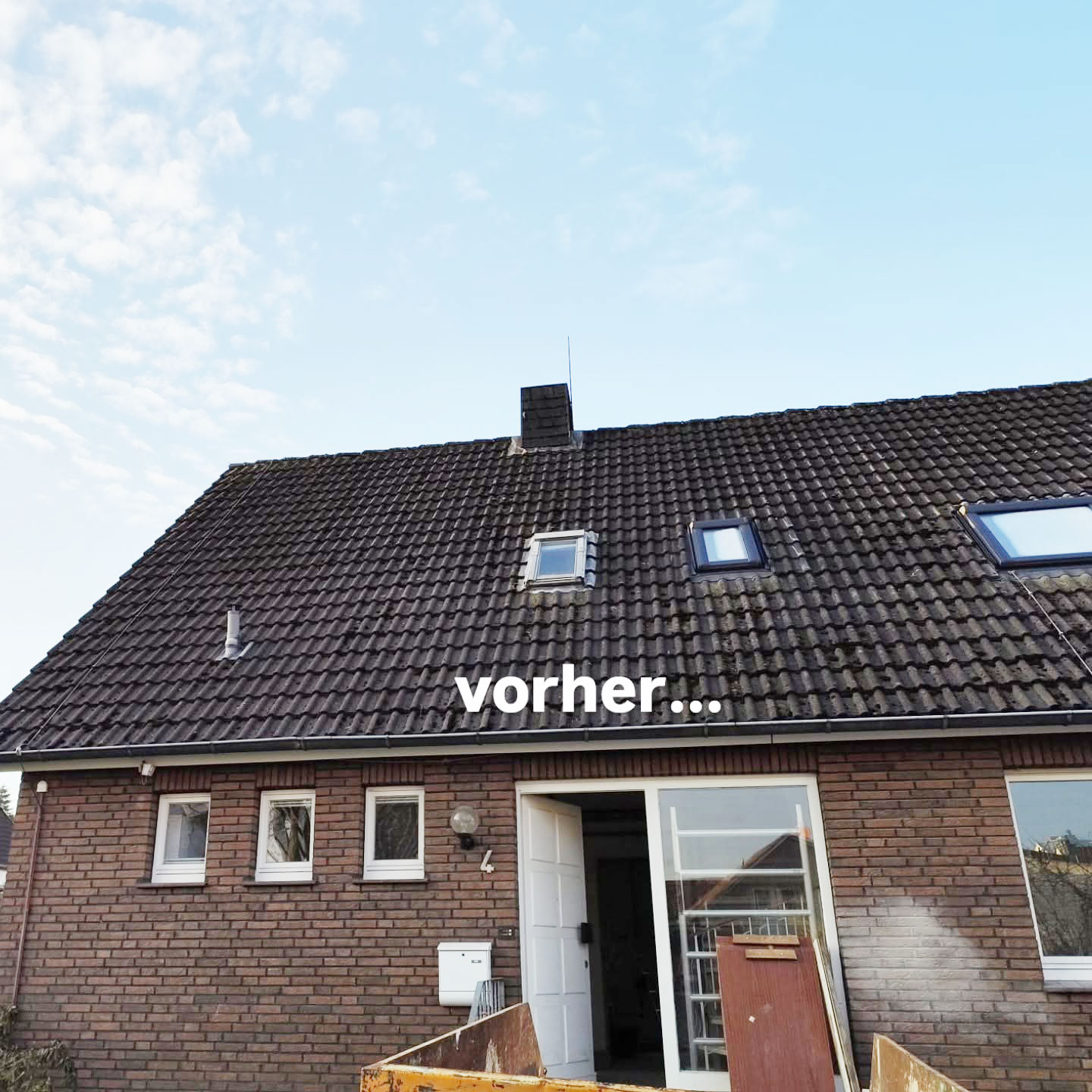 Dachboden vor dem Fenstereinbau 